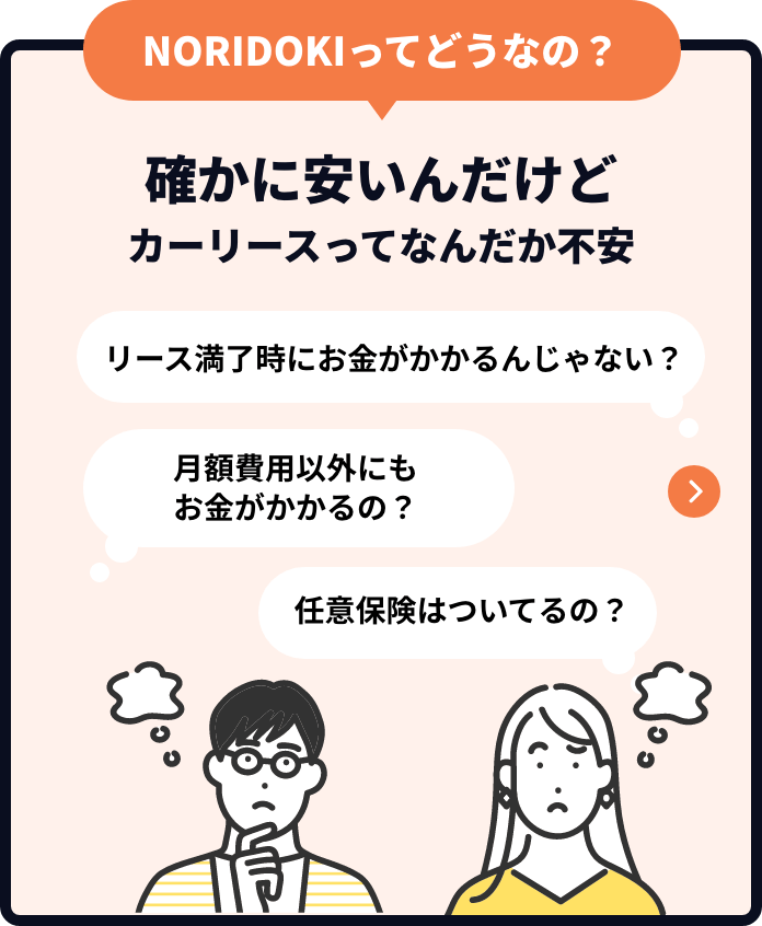 NORIDOKIってどうなの？確かに安いんだけど、カーリースってなんだか不安。