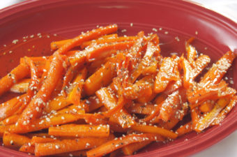 Roasted Sesame Carrots