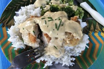 Feta Gravy Over Chicken