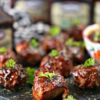 Cheesy BBQ Sausage Bites from kissmysmoke.com - Rock the grill this summer with this easy recipe for Cheesy BBQ Sausage Bites. Every bite is packed with flavor!