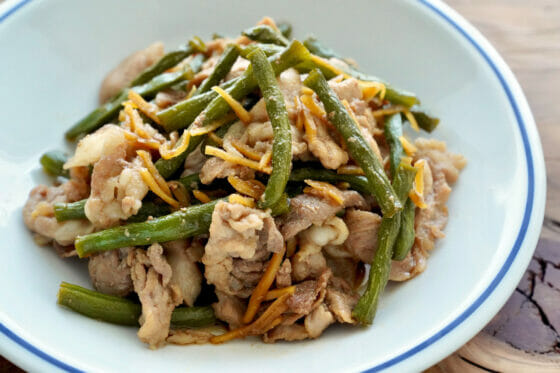 いんげんと豚肉の煮物レシピ。クタッと旨い！