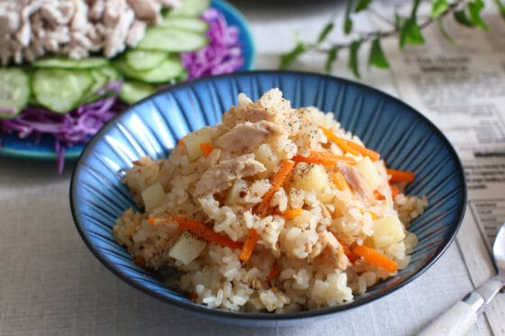 ツナの炊き込みご飯レシピ。ツナ缶で旨みアップ！