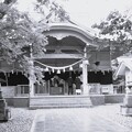 写真: 雨の須須神社