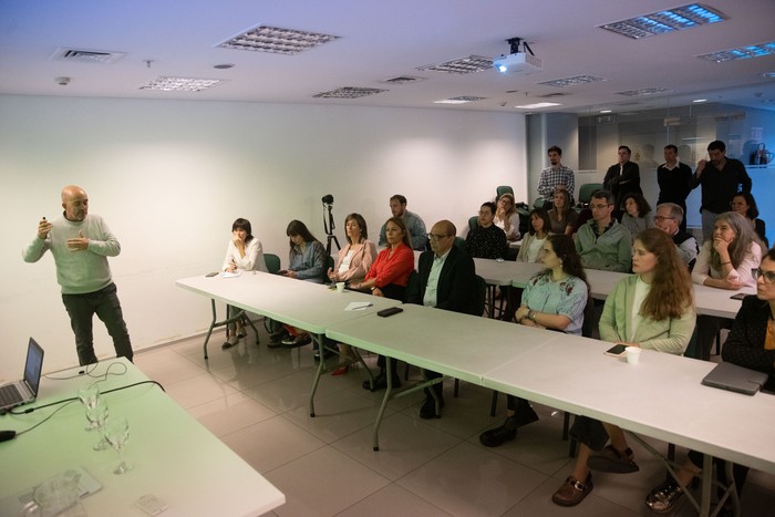 Durante la Encuesta Nacional de consumo de drogas de la población en general 2024. A 11 años de la regulación del cannabis en Uruguay, el 19 de octubre, en Montevideo. · Foto: Mara Quintero