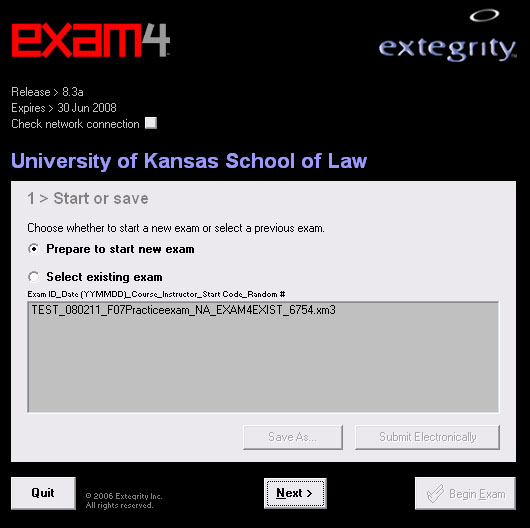 Exam 4 Instructions - start or save
