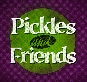 Pickles and Friends image using LHF Prentice Font