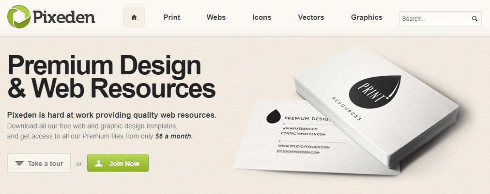 Premium & Free Design and Web Resources | Pixeden