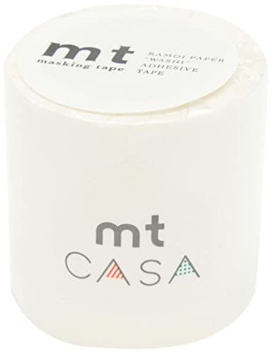 カモ井加工紙 マスキングテープ mt CASA 50mm 50mm幅×10m巻き マットホワイト MTCA5086