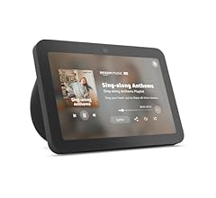 Amazon Echo Show 8 (3rd Gen, 2023 release) | With Spatial Audio, Smart Home Hub, and Alexa | Charcoal