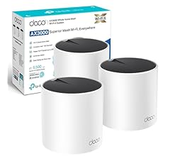 TP-Link Deco X55 AX3000 Whole Home AI-Driven Mesh Wi-Fi 6 System, Three Gigabit Ports, Coverage up to 6,500 ft2, Connect up…