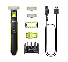 Philips OneBlade Face & Body – Elektrischer Bartschneider, Rasierer und Bodygroomer zum Trimmen, Stylen und Rasieren, 3x Or…