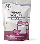 Cultures for Health Vegan Yogurt Starter Culture | 4 Packets Direct-Set Dairy Free Yogurt Starter...