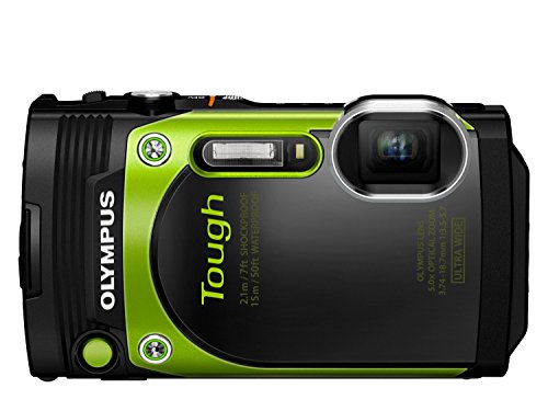 OLYMPUS コンパクトデジタルカメラ STYLUS TG-870 Tough グリーン 防水性能15m 180°可動式液晶 TG-870 GRN