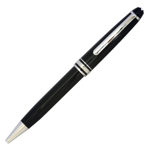 モンブラン MONTBLANC マイスターシュテュック MEISTERSTUCK クラシック ブラックレジン・プラチナ ボールペン ブラック P164 (2866) [並行輸入品]