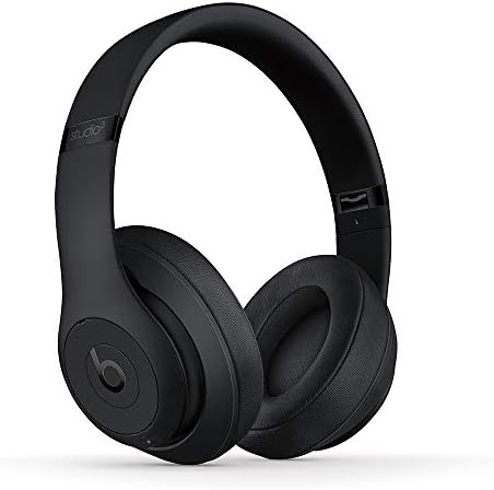 Beats Studio3 Wireless Noise Cancelling Over-Ear Headphones - Apple W1 Headphone Chip, Class 1 Bluetooth, 22 Hours of Listening Time, Built-in Microphone - Matte Black