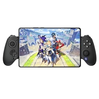 GameSir G8 Plus Bluetooth Mobile Game Controller for Switch &amp; iOS &amp; Android &amp; Tablets, Wireless Gamepad with Hall Effect Joysticks/Hall Trigger, Play Minecraft, Genshin Impact, Call of Duty Mobile