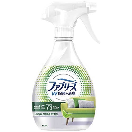 ファブリーズ W除菌+消臭スプレー 布用 緑茶 本体 370mL