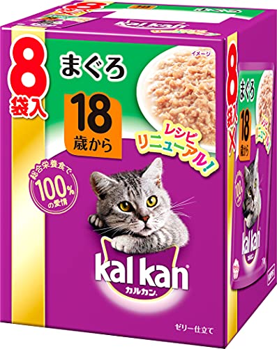 カルカン パウチ 高齢猫用 18歳から まぐろ 70g×8袋入り [キャットフード]