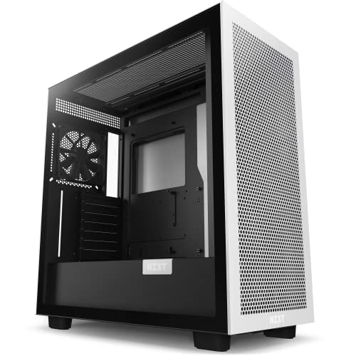 NZXT H7 Flow ミドルタワーPCケース [White&Black] CM-H71FG-01 CS8453