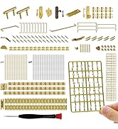 iland Miniature Dollhouse Accessories of Miniature Hinges & Dollhouse Handles & Hardware 20 Kinds...