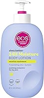 eos Shea Better Body Lotion- Vanilla Cashmere, 24-Hour Moisture Skin Care, Lightweight & Non-Greasy, Made with Natural...