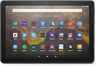 Amazon Fire HD 10 tablet, 10.1", 1080p Full HD, 32 GB, (2021 release), Black, without lockscreen ads