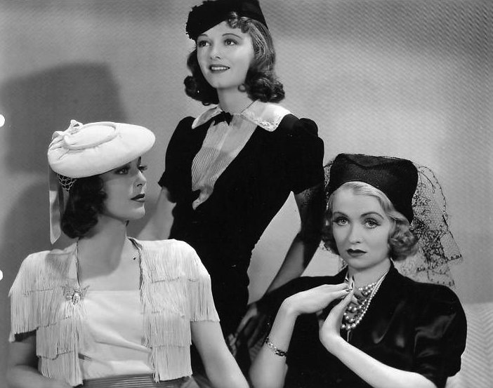 Constance Bennett, Janet Gaynor, and Loretta Young in Ladies in Love (1936)