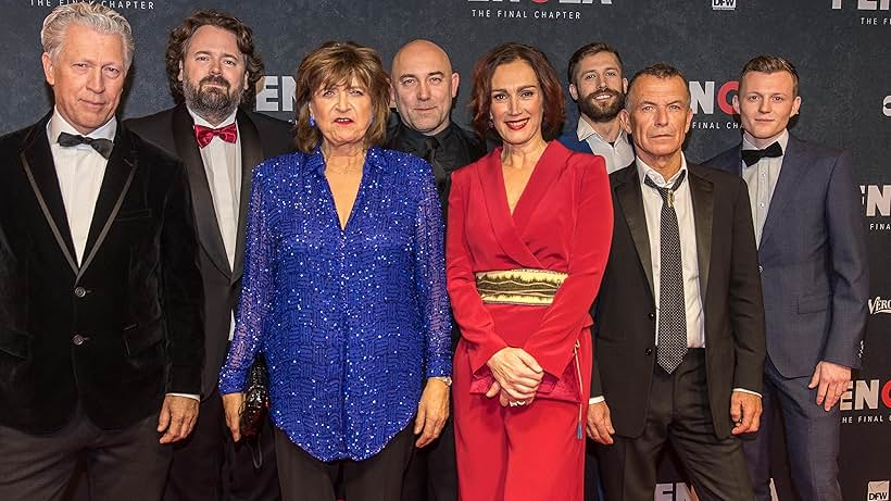 Hajo Bruins, Monic Hendrickx, Loek Peters, Raymond Thiry, Olga Zuiderhoek, Niels Gomperts, and Stijn Taverne at an event for Black Widow (2019)