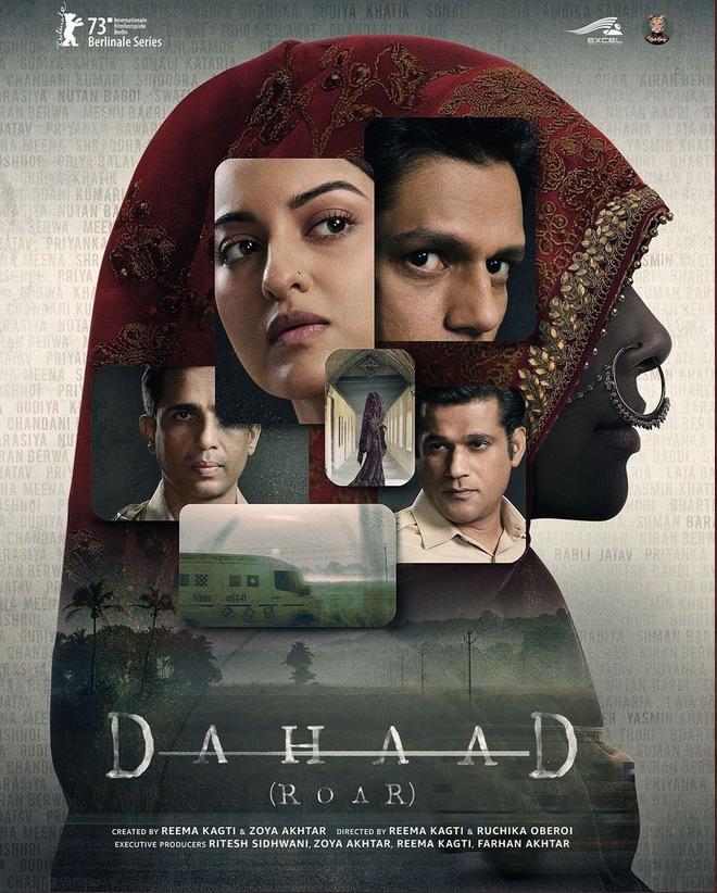 Vijay Varma, Sohum Shah, Gulshan Devaiah, and Sonakshi Sinha in Dahaad (2023)