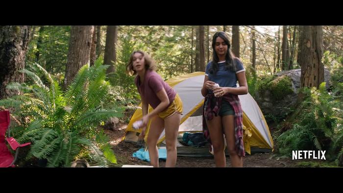 Sadie Calvano and Geraldine Viswanathan in The Package (2018)