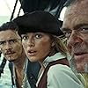 Orlando Bloom, Keira Knightley, and Kevin McNally in Pirates of the Caribbean: Dead Man's Chest (2006)