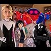 Nicolas Cage, John Mulaney, Jake Johnson, Hailee Steinfeld, and Kimiko Glenn in Spider-Man: Into the Spider-Verse (2018)