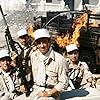 Jean-Paul Belmondo, Michel Constantin, and Michel Creton in Les morfalous (1984)