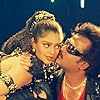 Nagma and Rajinikanth in Baasha (1995)