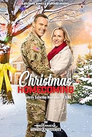 Julie Benz and Michael Shanks in Christmas Homecoming (2017)