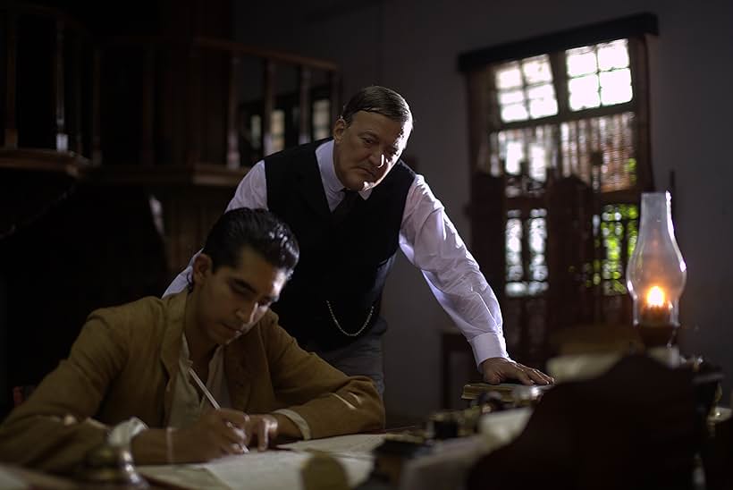 Stephen Fry and Dev Patel in The Man Who Knew Infinity (2015)