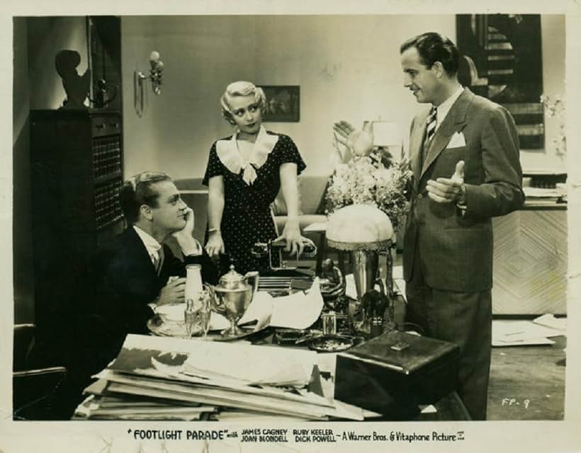 James Cagney, Joan Blondell, and Gordon Westcott in Footlight Parade (1933)