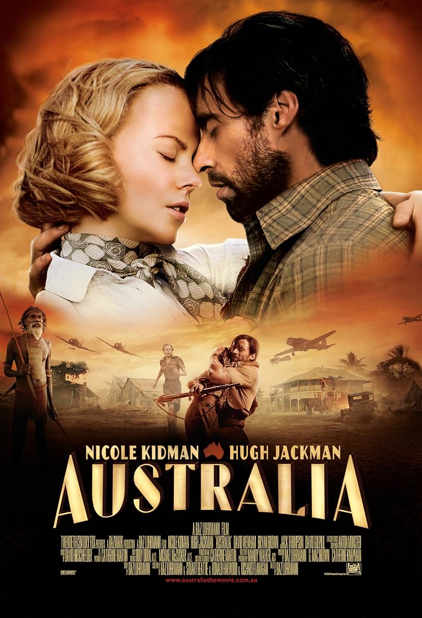 Nicole Kidman and Hugh Jackman in Australia (2008)