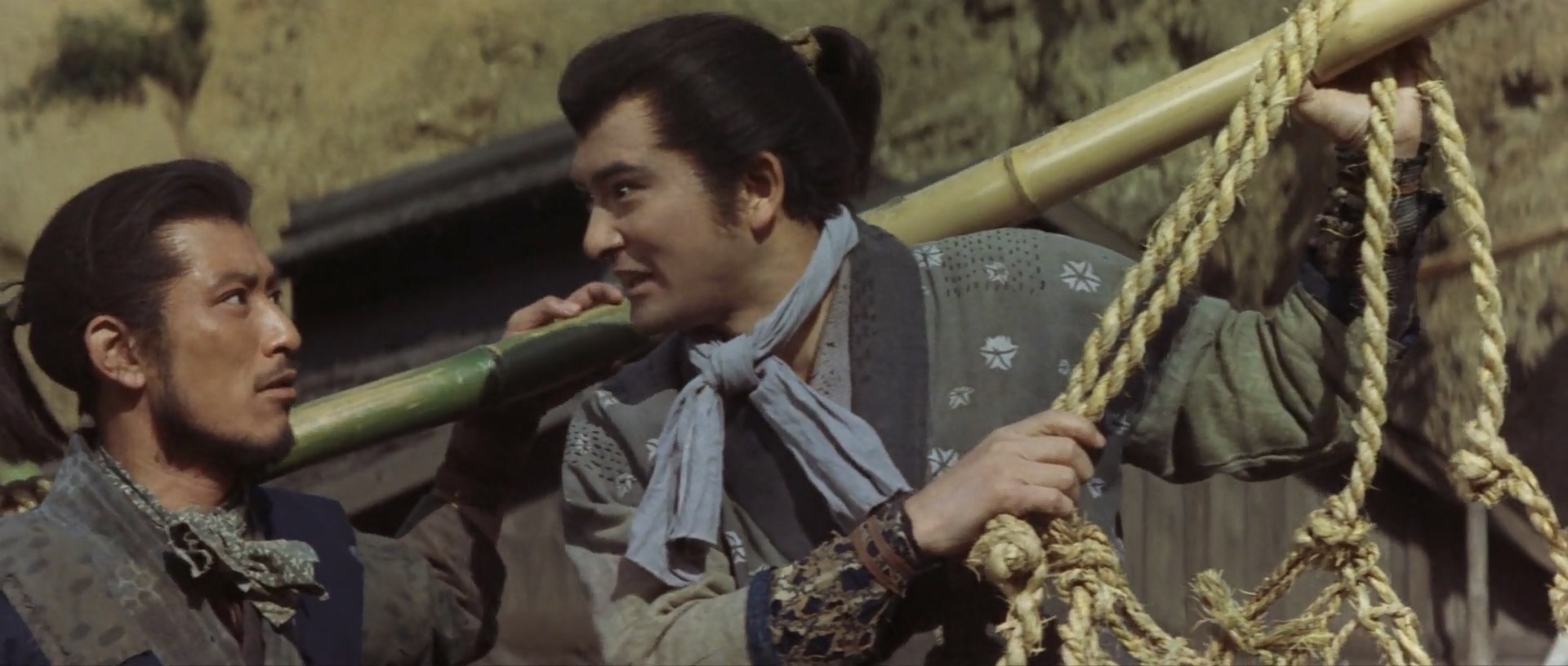 Yûji Hamada and Junichiro Yamashita in Wrath of Daimajin (1966)