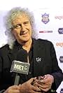 Brian May in ME1 TV at the Metal Hammer Golden Gods Awards (2015)