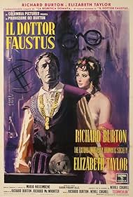 Richard Burton and Elizabeth Taylor in Il dottor Faustus (1967)