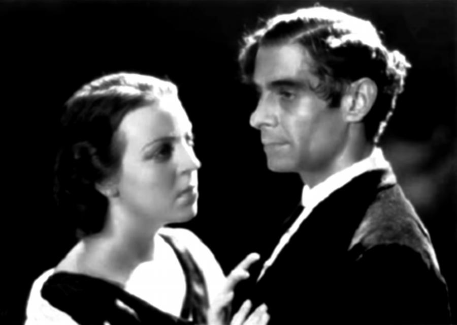 Pedro López Lagar and Amelia de la Torre in Blood Wedding (1938)