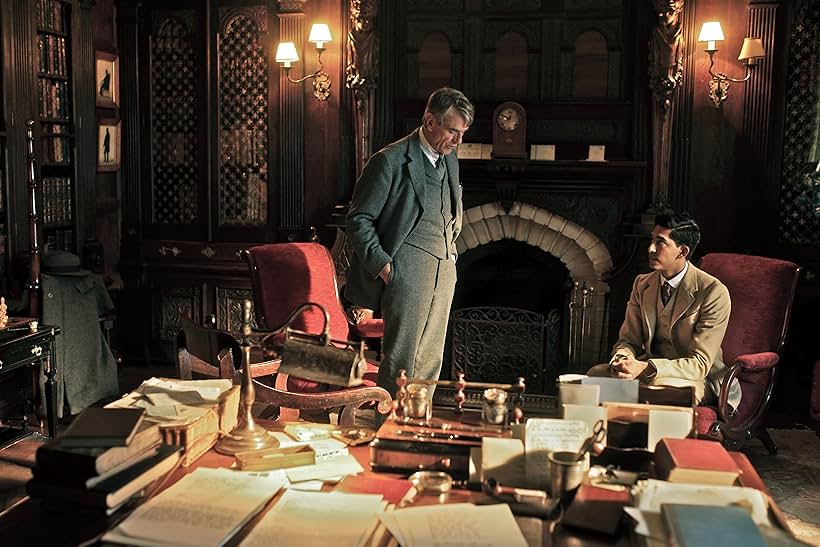 Jeremy Irons and Dev Patel in The Man Who Knew Infinity (2015)