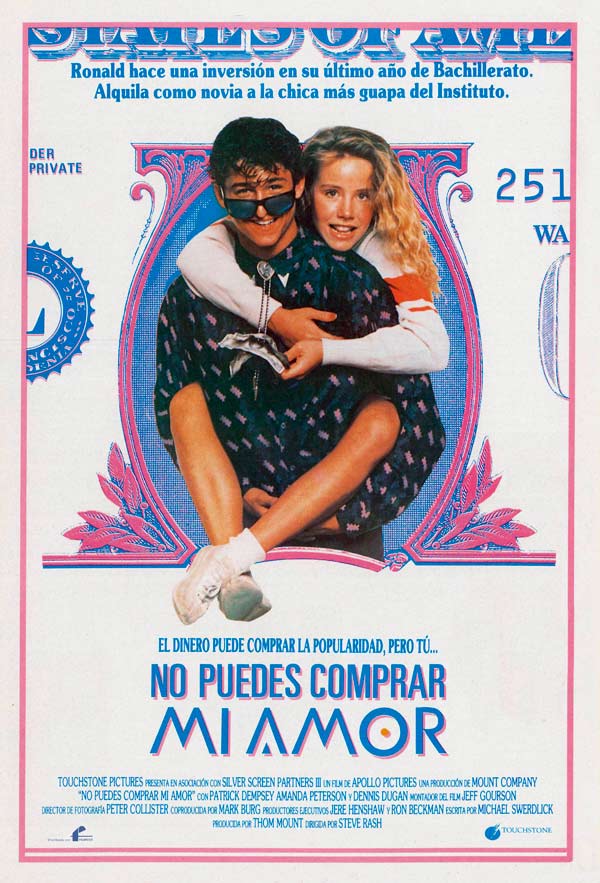 Amanda Peterson and Patrick Dempsey in Can't Buy Me Love (1987)