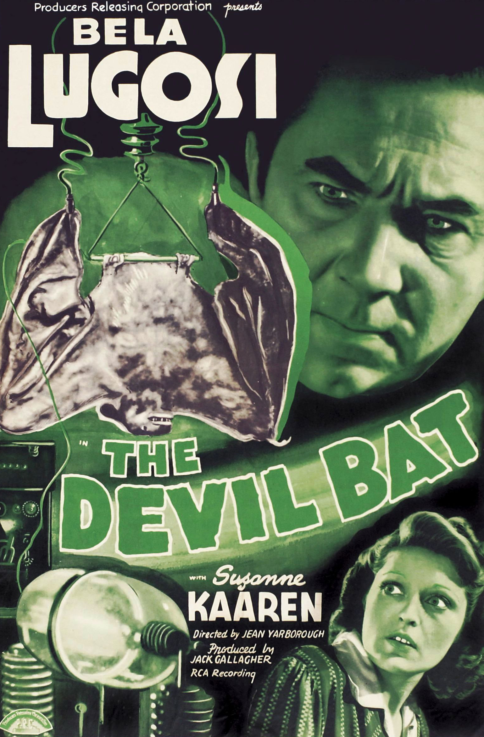 Bela Lugosi and Suzanne Kaaren in The Devil Bat (1940)