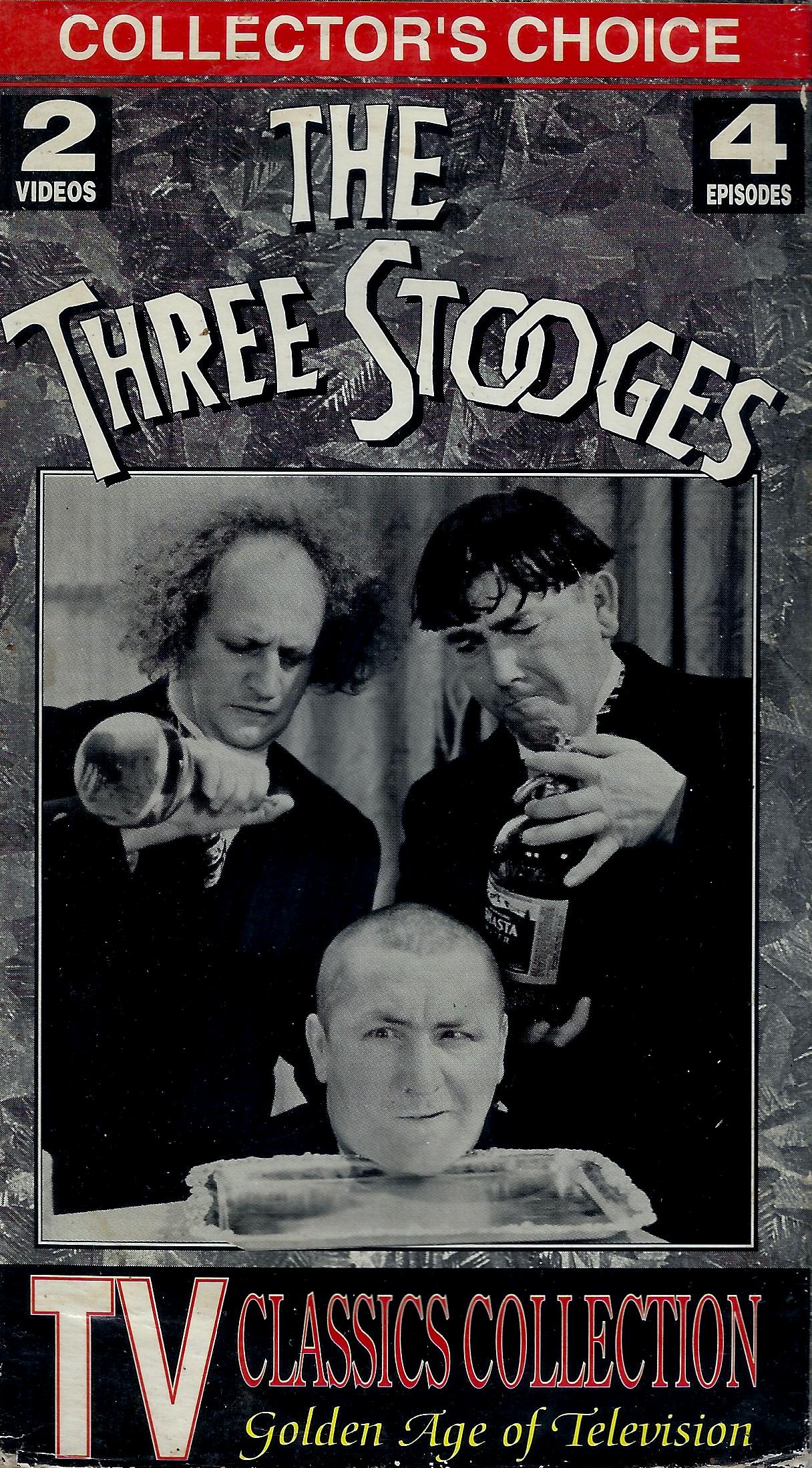 Moe Howard, Larry Fine, and Shemp Howard in Brideless Groom (1947)