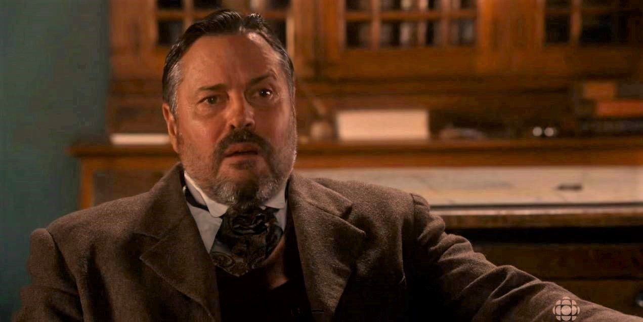 Jerry Rector as Horace Dawson in "Murdoch Mysteries".