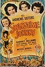 Laverne Andrews, Maxene Andrews, Patty Andrews, Mitchell Ayres, Harriet Nelson, and Mitchell Ayres Orchestra in Swingtime Johnny (1943)