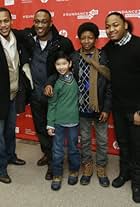 Rege Lewis w/ director George Tillman, Jr. and the cast of The Inevitable defeat of Mister & Pete @ Sundance 2013 World Premiere