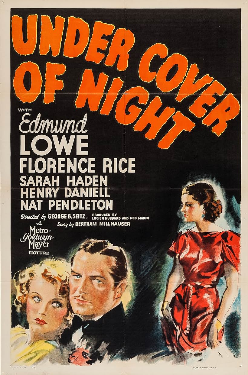 Edmund Lowe, Florence Rice, and Marla Shelton in Under Cover of Night (1937)